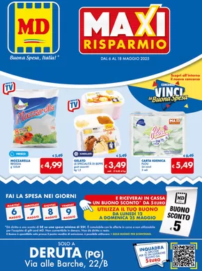 Volantino MD a Todi | Maxi risparmio | 6/5/2025 - 18/5/2025