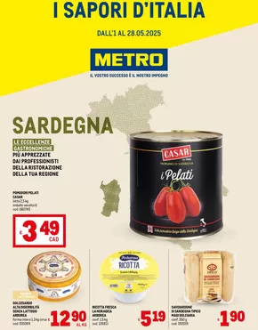 Volantino Metro a Sassari | Sapori d'Italia -Sardegna | 2/5/2025 - 28/5/2025