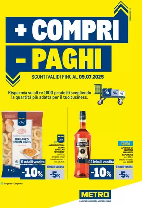 Volantino Metro a Sassari | + Compri - Paghi dal 1.05 al 9.07 | 2/5/2025 - 9/7/2025
