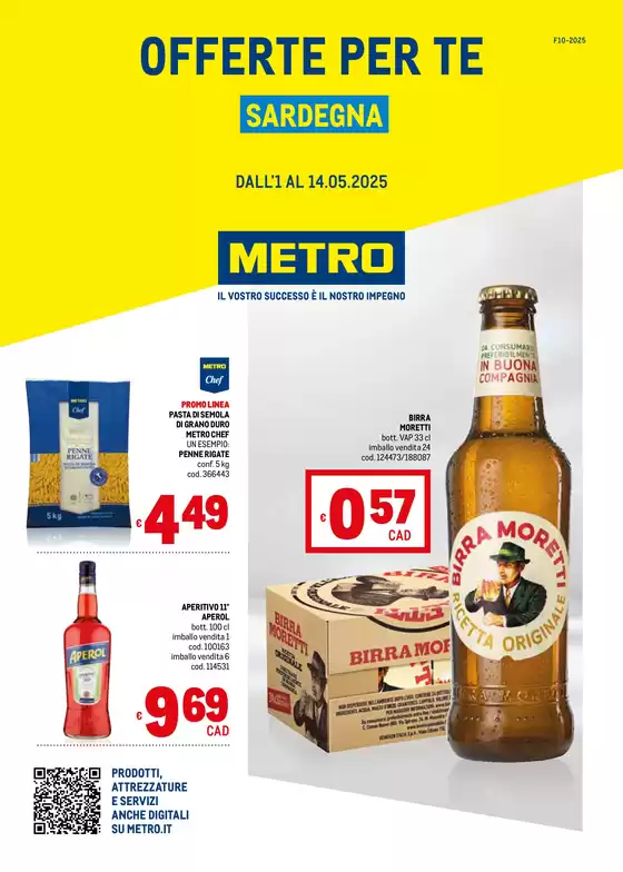 Volantino Metro a Sassari | Offerte per Te -Area 4 | 2/5/2025 - 14/5/2025