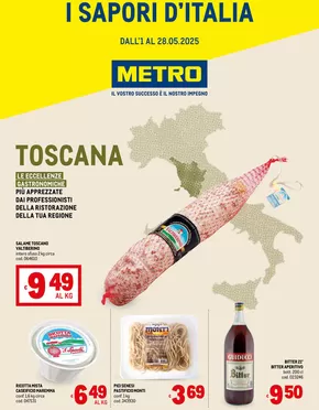 Volantino Metro a Sesto Fiorentino | Sapori d'Italia -Toscana | 2/5/2025 - 28/5/2025