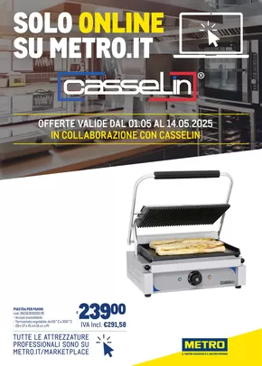 Volantino Metro |  Solo Online | 2/5/2025 - 14/5/2025