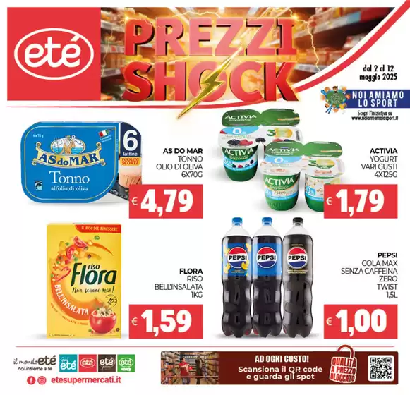 Volantino Etè a Centola | Prezzi Shock | 2/5/2025 - 12/5/2025