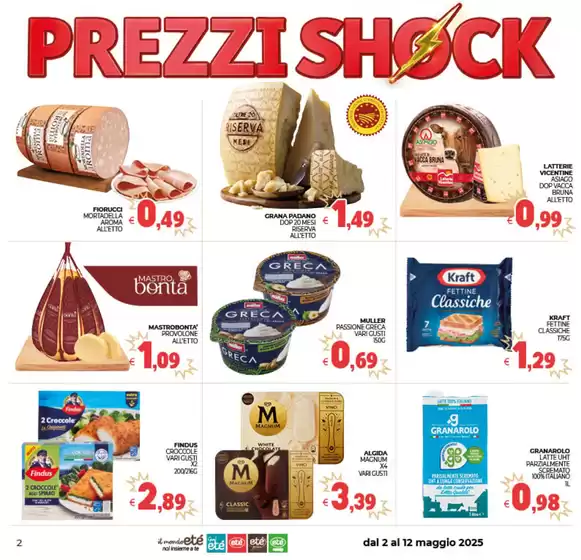 Volantino Etè a Centola | Prezzi Shock | 2/5/2025 - 12/5/2025