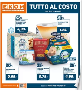 Volantino Ekom a Chiavari | Tutto al costo | 6/5/2025 - 19/5/2025
