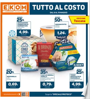 Volantino Ekom a Livorno | Tutto al costo | 6/5/2025 - 19/5/2025