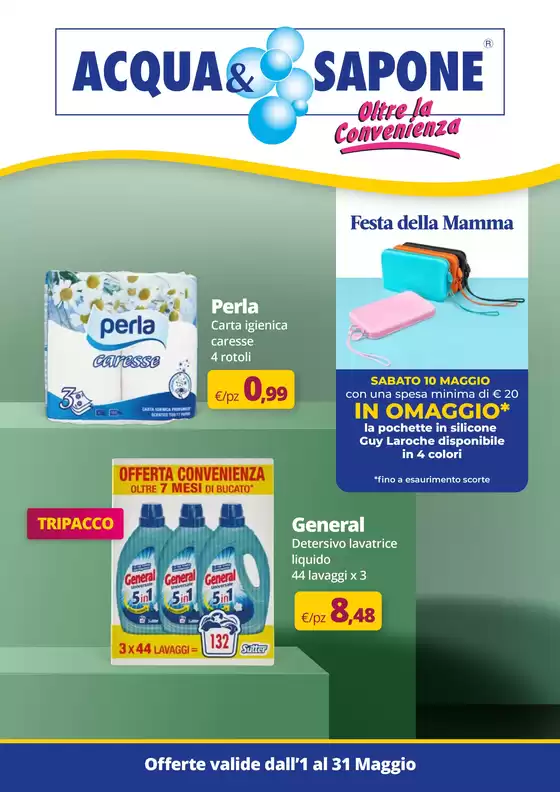 Volantino Acqua & Sapone a Bologna | Festa della mamma | 1/5/2025 - 31/5/2025