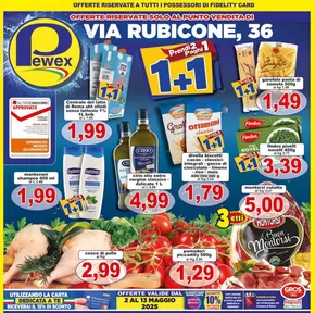 Volantino Pewex a Roma | 1+1 | 2/5/2025 - 13/5/2025