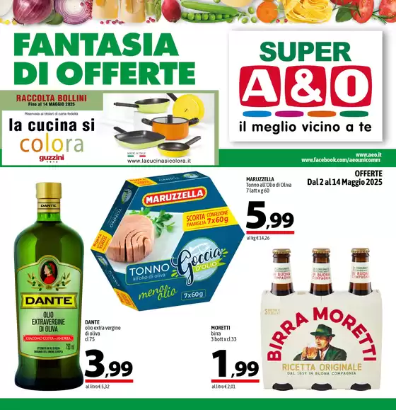 Volantino A&O a Pordenone | FANTASIA DI OFFERTE | 2/5/2025 - 14/5/2025