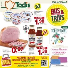 Offerte di Discount a Castellana Grotte | Prendi 2, paghi 1 in Todis | 2/5/2025 - 11/5/2025