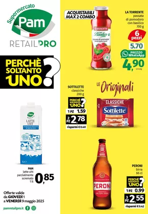 Offerte di Iper e super a Omignano | Perche soltanto uno? in Pam RetailPro | 2/5/2025 - 9/5/2025