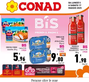Volantino Conad | BIS, PRENDI 2 PAGHI 1 | 5/5/2025 - 17/5/2025