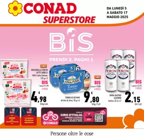 Volantino Conad Superstore a Silvi | BIS, PRENDI 2 PAGHI 1 | 5/5/2025 - 17/5/2025