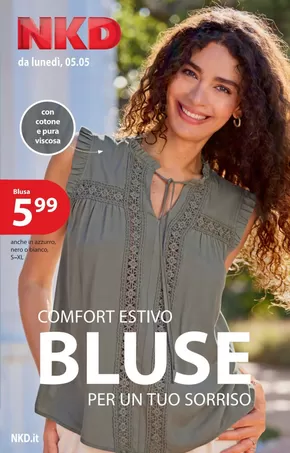Offerte di Sport e Moda a Soriano nel Cimino | Comfort estivo bluse per un tuo sorriso in NKD | 5/5/2025 - 5/5/2025