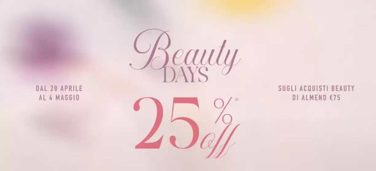 Volantino Coin a Castelfranco Veneto | Beauty Days -50% | 2/5/2025 - 4/5/2025