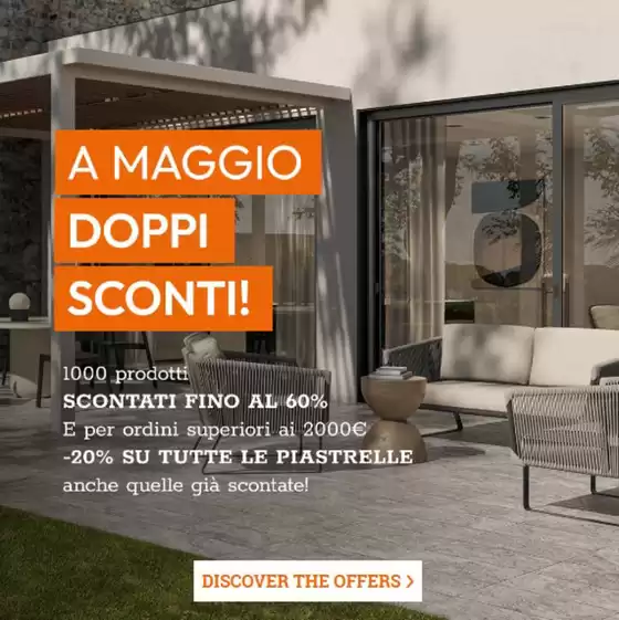 Volantino Iperceramica a Altamura | A maggio doppi sconti! | 2/5/2025 - 31/5/2025