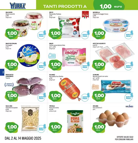 Volantino Hurrà Discount a Grosseto | Tanti prodotti a 1.00 1.50 2.00 | 2/5/2025 - 14/5/2025