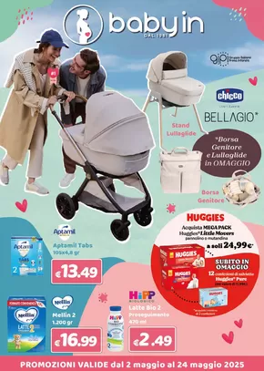 Offerte di Infanzia e giochi a Foggia | Promozione valide dal 2 maggio al 24 maggio 2025 in Baby In | 2/5/2025 - 24/5/2025