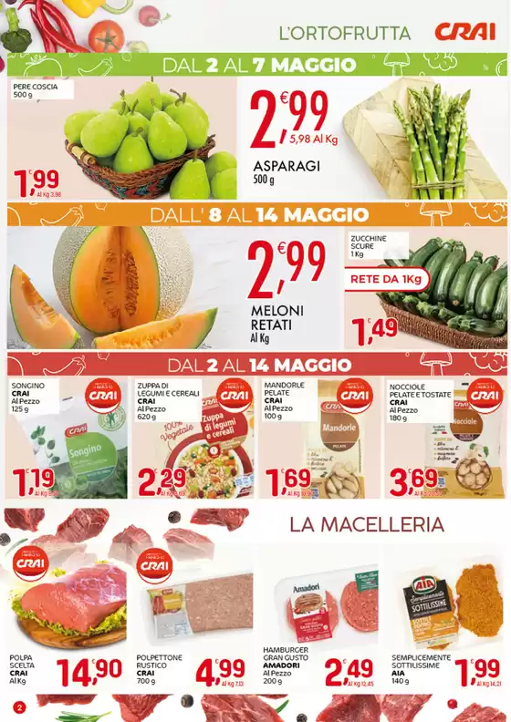 Volantino Crai a Lainate | Sconti 30% 40% 50% | 2/5/2025 - 13/5/2025
