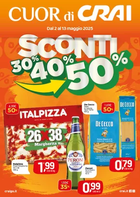 Volantino Crai a Rocca Canavese | Sconti 30% 40% 50% | 2/5/2025 - 13/5/2025
