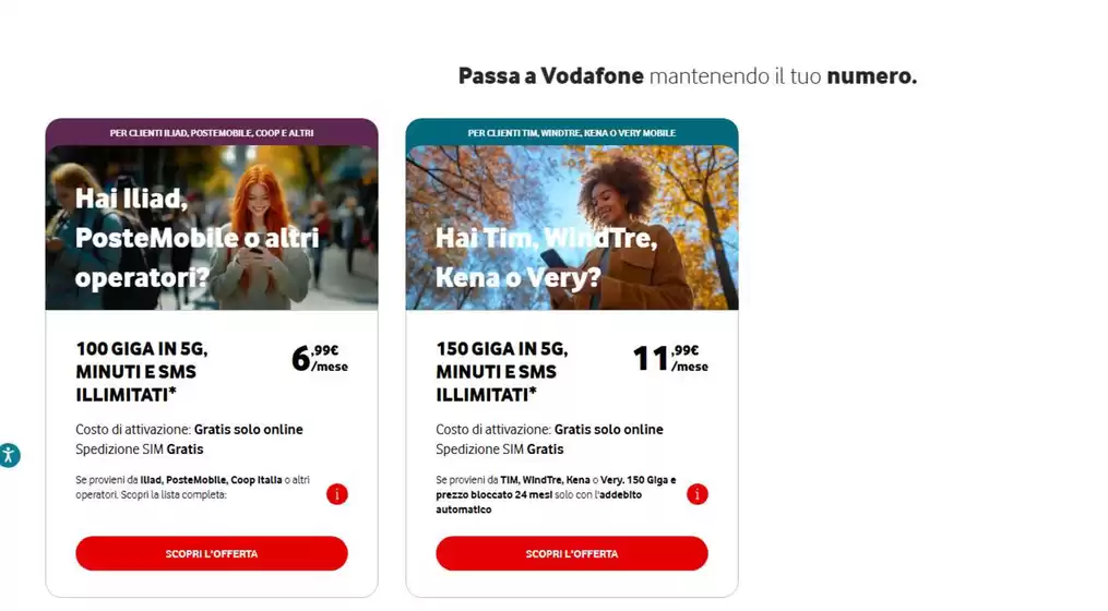 Volantino Vodafone a Lido di Ostia | Passa a Vodafone mantenendo i tuo numero | 2/5/2025 - 31/5/2025