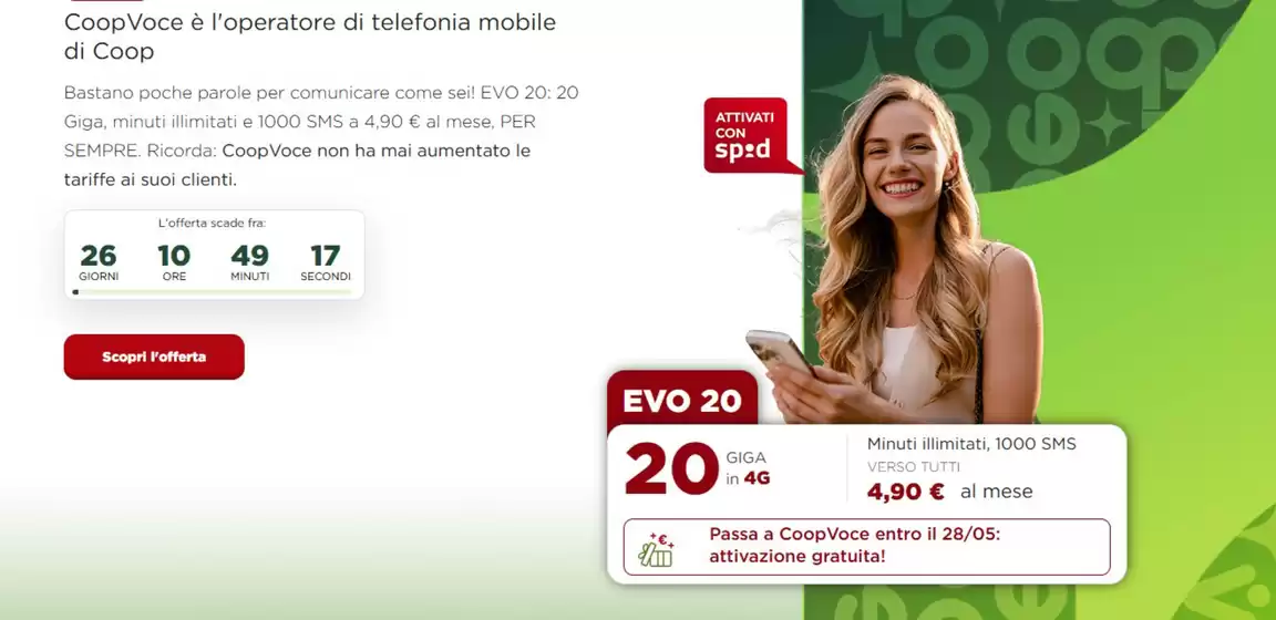 Volantino CoopVoce a Castiglione della Pescaia | Evo 20 | 2/5/2025 - 31/5/2025