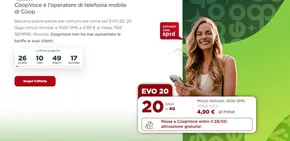 Offerte di Servizi a San Giorgio di Piano | Evo 20 in CoopVoce | 2/5/2025 - 31/5/2025