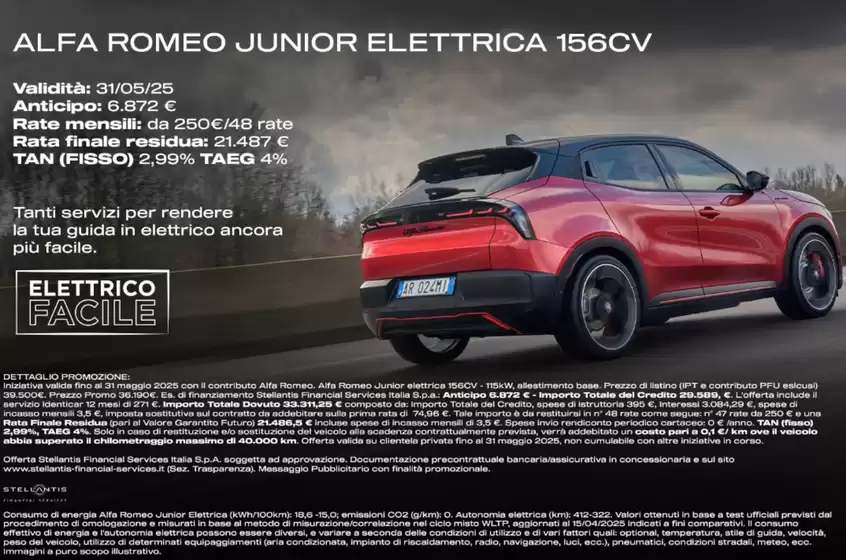 Volantino Alfa Romeo - Mopar a Bolzano | Junior Elettrica | 2/5/2025 - 31/5/2025