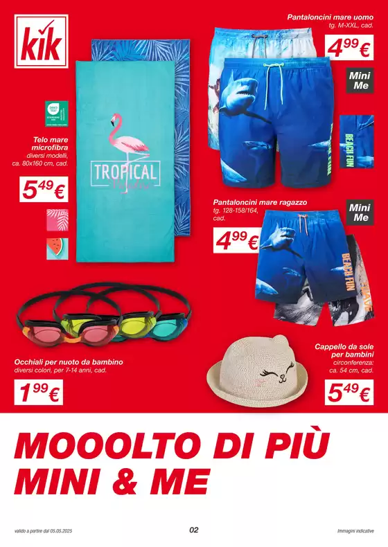 Volantino KiK a Tolentino | Mooolto di piu e finalmente estate! | 5/5/2025 - 17/5/2025