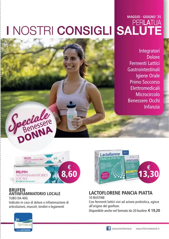 Volantino Consorzio Infarmacia a Albinea | I nostri consigli salute | 2/5/2025 - 30/6/2025