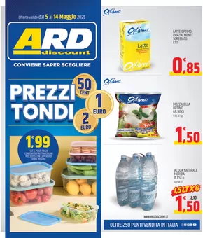 Offerte di Iper e super a Oliena | Prezzi tondi in ARD Discount | 5/5/2025 - 14/5/2025