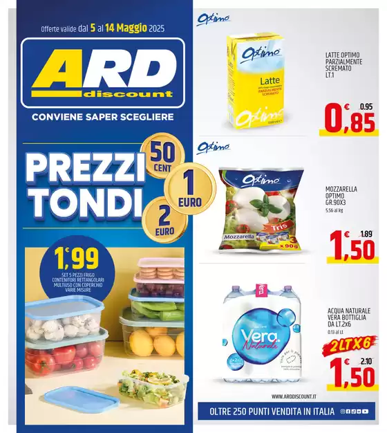 Volantino ARD Discount | Prezzi tondi | 5/5/2025 - 14/5/2025