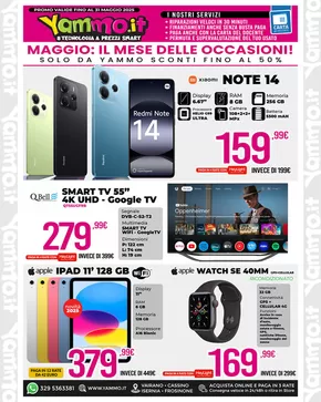 Offerte di Elettronica a Cassino | Maggio: Il mese delle occasioni! in Yammo | 3/5/2025 - 31/5/2025
