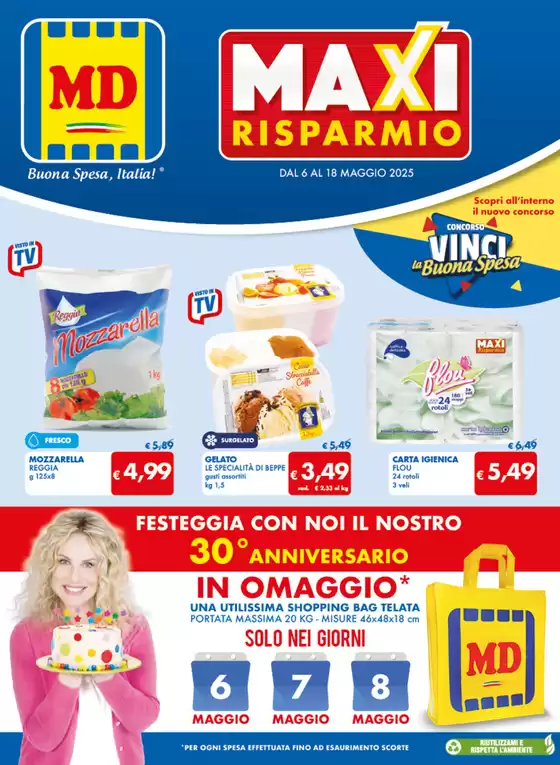 Volantino MD a Giugliano in Campania | Maxi risparmio | 6/5/2025 - 18/5/2025