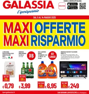 Volantino Galassia | MAXI OFFERTE MAXI RISPARMIO | 5/5/2025 - 14/5/2025