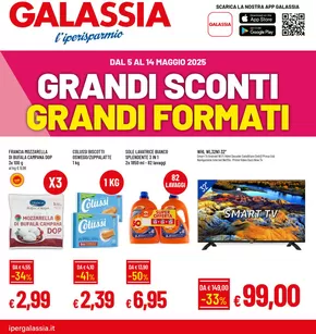 Volantino Galassia a Novi Ligure | GRANDI SCONTI GRANDI FORMATI | 5/5/2025 - 14/5/2025