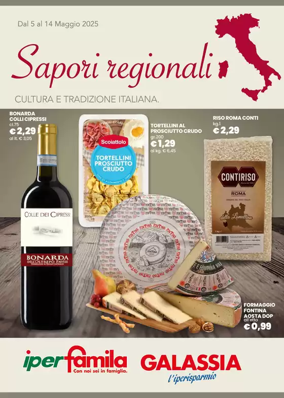 Volantino Galassia | Sapori regionali 5_14 maggio | 5/5/2025 - 14/5/2025