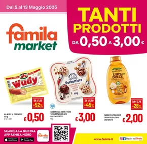 Volantino Famila Market | Tanti prodotti da 0,50 A 3,00€ | 5/5/2025 - 13/5/2025