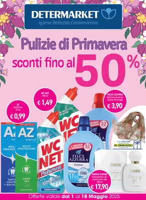 Offerte di Cura casa e corpo a Chiavari | Pulizie di Primavera ulizie di Primavera in Determarket | 1/5/2025 - 18/5/2025