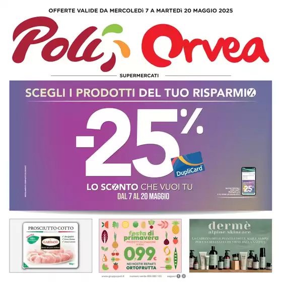 Volantino Orvea | Scegli i prodotti del tuo risparmio | 5/5/2025 - 20/5/2025