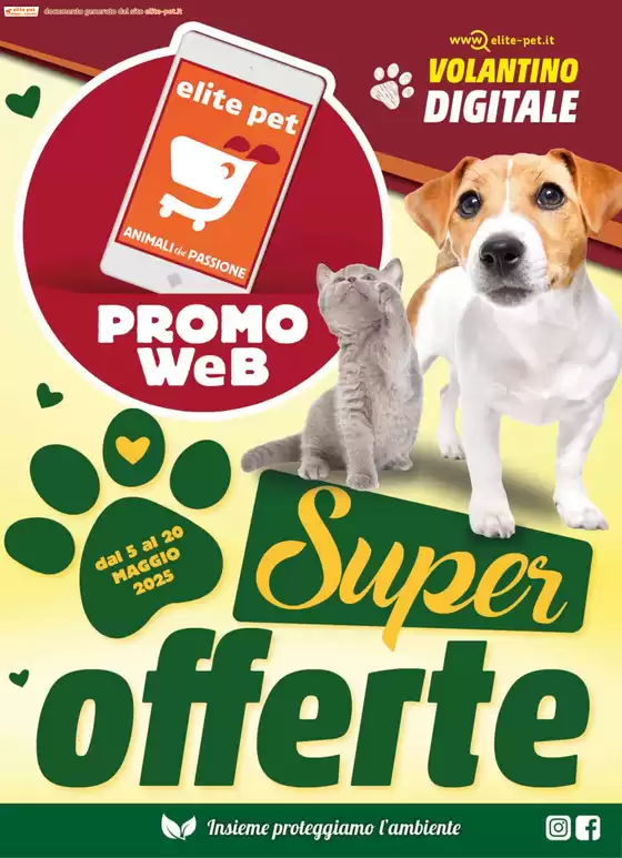 Volantino Elite Pet a Roma | Super offerte | 5/5/2025 - 20/5/2025