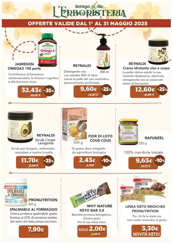 Volantino Bottega in Bio a Beinasco | Le offerte di maggio | 5/5/2025 - 31/5/2025