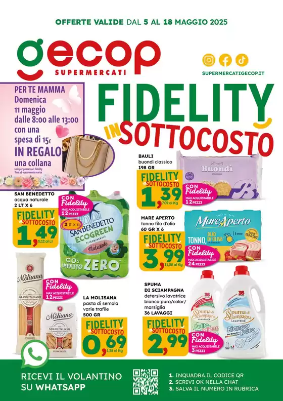 Volantino Gecop | Fidelity in sottocosto | 5/5/2025 - 18/5/2025