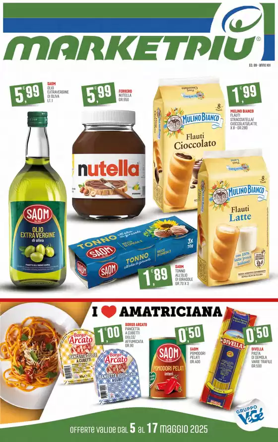 Volantino Marketpiù a Orta di Atella | Offerte Marketpiu | 5/5/2025 - 17/5/2025