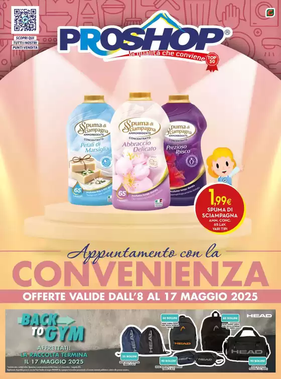 Volantino Proshop a Villa San Giovanni | Appuntamento con la convenienza | 8/5/2025 - 17/5/2025