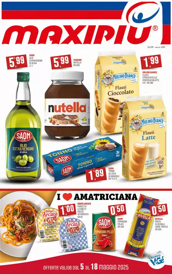 Volantino Maxipiù a Giugliano in Campania | Offerte Maxipiu | 5/5/2025 - 18/5/2025