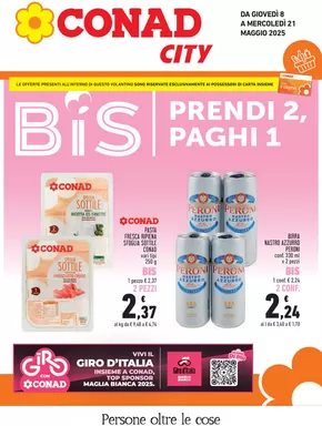 Offerte di Iper e super a Marciana Marina | Prendi 2 , paghi 1 in Conad City | 8/5/2025 - 21/5/2025