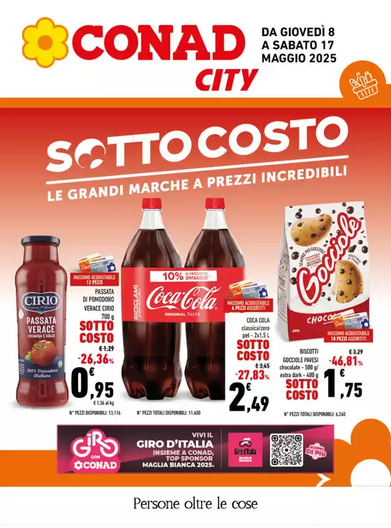 Volantino Conad City a Villa San Giovanni | Sottocosto | 8/5/2025 - 17/5/2025