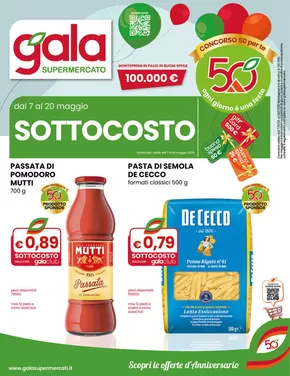 Offerte di Iper e super a Tuoro sul Trasimeno | Sottocosto in Gala | 7/5/2025 - 20/5/2025