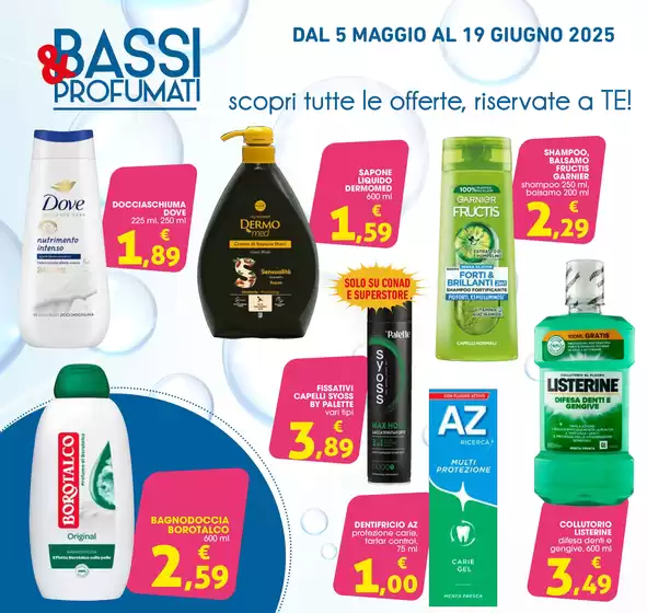 Volantino Conad a Rutigliano | BASSI &PROFUMATI | 5/5/2025 - 19/6/2025